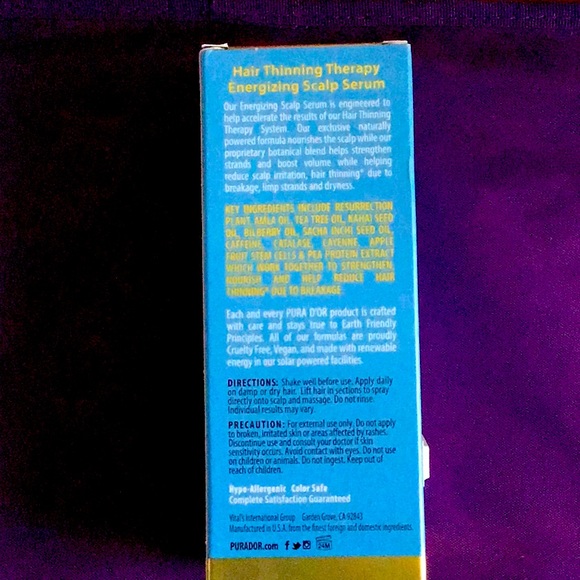Brand New Pure d’or Hair Thinning Therapy Energizing Scalp Serum - Picture 3 of 4